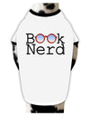 Book Nerd Dog Shirt-Dog Shirt-TooLoud-White-with-Black-XXL-Davson Sales