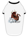 Taurus Color Illustration Stylish Cotton Dog Shirt-Dog Shirt-TooLoud-White-with-Black-Small-Davson Sales