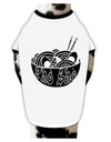 TooLoud Pho Sho Dog Shirt-Dog Shirt-TooLoud-White-with-Black-Small-Davson Sales