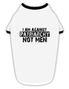 I Am Against Patriarchy Stylish Cotton Dog Shirt-Dog Shirt-TooLoud-White-with-Black-Small-Davson Sales