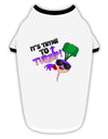 It's Thyme To Turnip Stylish Cotton Dog Shirt-Dog Shirt-TooLoud-White-with-Black-Small-Davson Sales