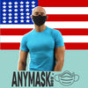 Daily Face Cover Lightweight Fabric Facecover - 10 PACK-face mask-AnyMask.com-Black-10-Mask-Davson Sales