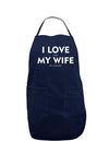 I Love It When My Wife Lets Me Play Golf Dark Adult Apron-Bib Apron-TooLoud-Navy-One-Size-Davson Sales