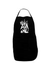 Baphomet Illustration Dark Adult Apron-Bib Apron-TooLoud-Black-One-Size-Davson Sales