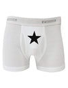 Black Star Boxer Briefs-Boxer Briefs-TooLoud-White-Small-Davson Sales