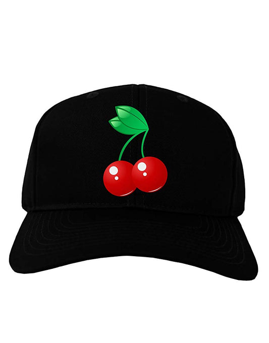 Cherries Adult Dark Baseball Cap Hat-Baseball Cap-TooLoud-Black-One Size-Davson Sales