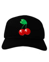 Cherries Adult Dark Baseball Cap Hat-Baseball Cap-TooLoud-Black-One Size-Davson Sales