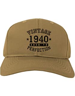 1940 Vintage Aged to Perfection 1940 Baseball Cap Dat Hat-Baseball Cap-TooLoud-KHAKI-One-Size-Davson Sales