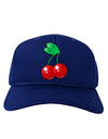 Cherries Adult Dark Baseball Cap Hat-Baseball Cap-TooLoud-Royal-Blue-One Size-Davson Sales