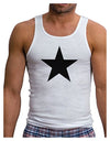 Black Star Mens Ribbed Tank Top-Mens Ribbed Tank Top-TooLoud-White-Small-Davson Sales