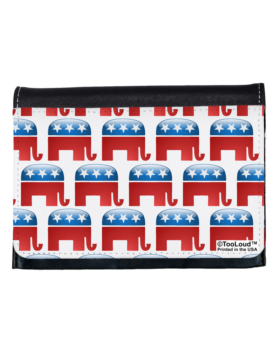 Republican Symbol All Over Ladies Wallet All Over Print-Wallet-TooLoud-White-One Size-Davson Sales