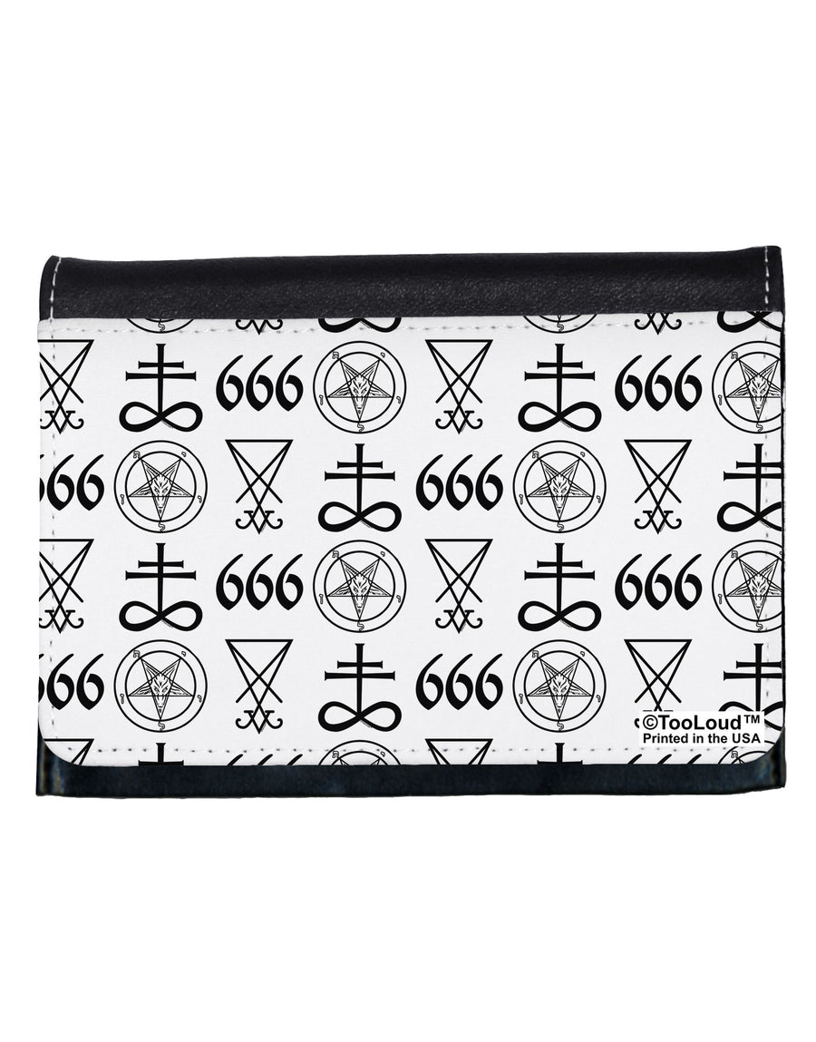 Satanic Symbols Ladies Wallet All Over Print-Wallet-TooLoud-White-One Size-Davson Sales