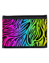 Rainbow Zebra Print Ladies Wallet All Over Print-Wallet-TooLoud-White-One Size-Davson Sales