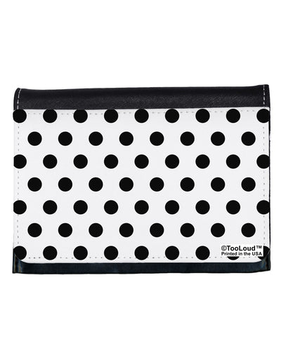 Black Polka Dots on White Ladies Wallet All Over Print by TooLoud-TooLoud-White-One Size-Davson Sales