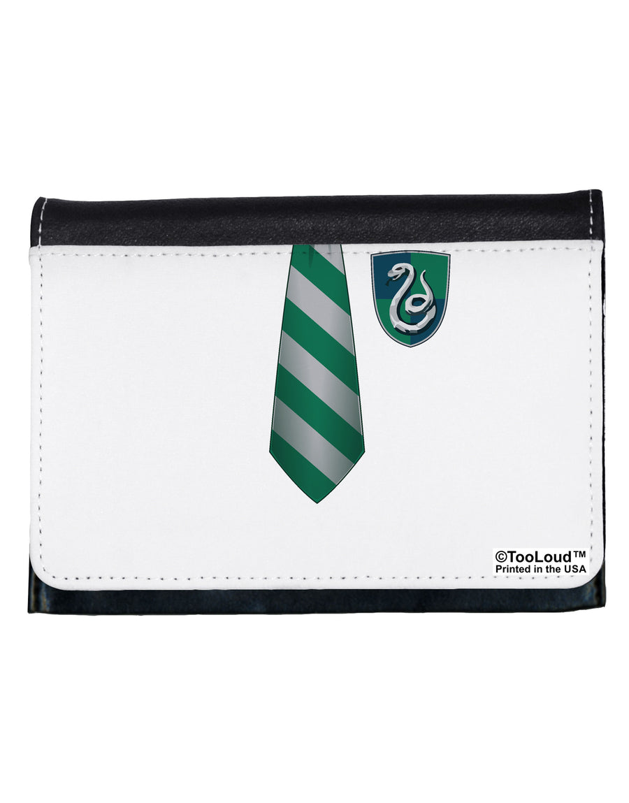 TooLoud Wizard Uniform Green and Silver Ladies Wallet All Over Print-Wallet-TooLoud-White-One Size-Davson Sales