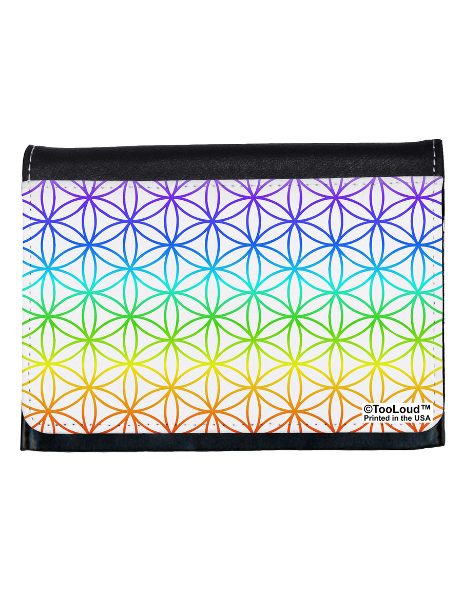 Chakra Flower of Life on White Ladies Wallet All Over Print by TooLoud