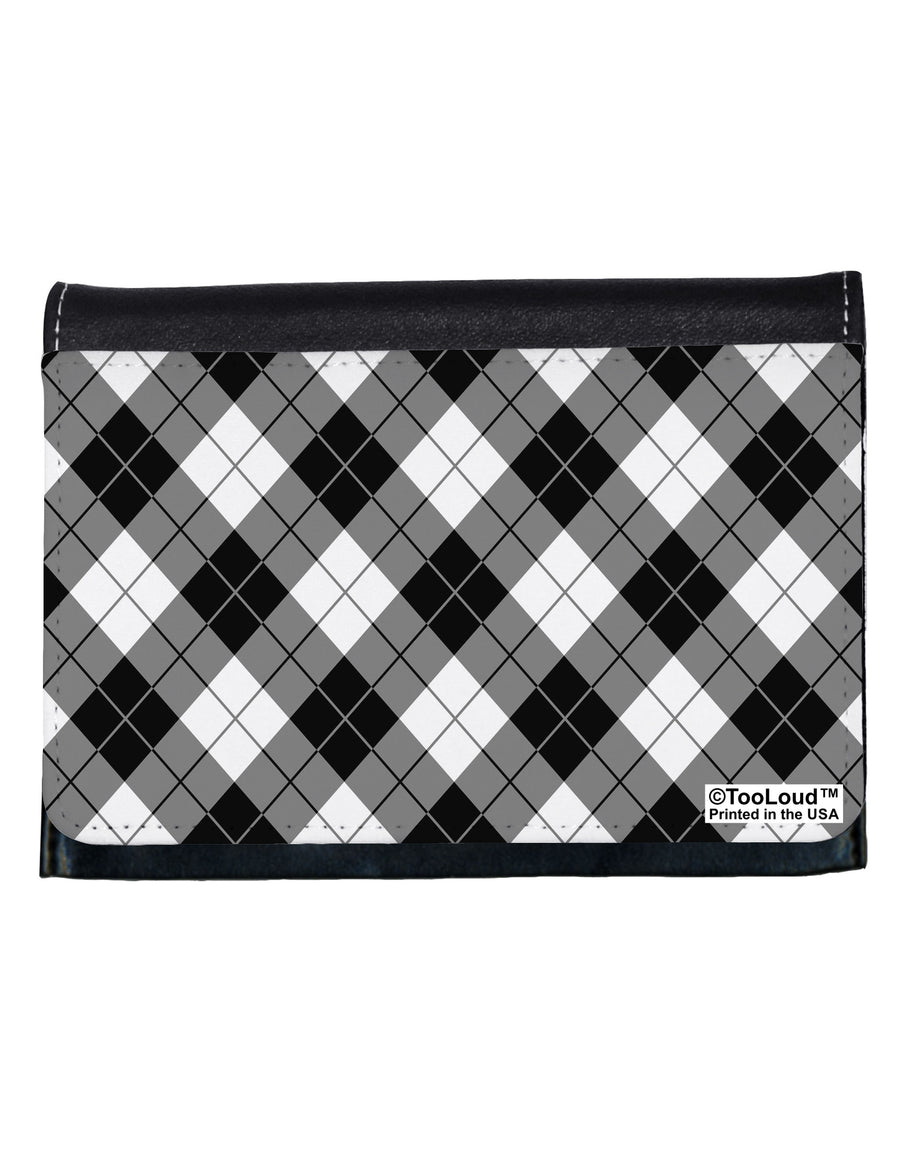Black and White Argyle AOP Ladies Wallet All Over Print by TooLoud-Wallet-TooLoud-White-One Size-Davson Sales
