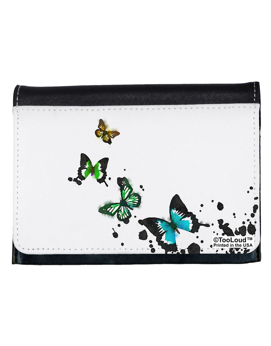 Splatter Butterflies AOP Ladies Wallet All Over Print-Wallet-TooLoud-White-One Size-Davson Sales