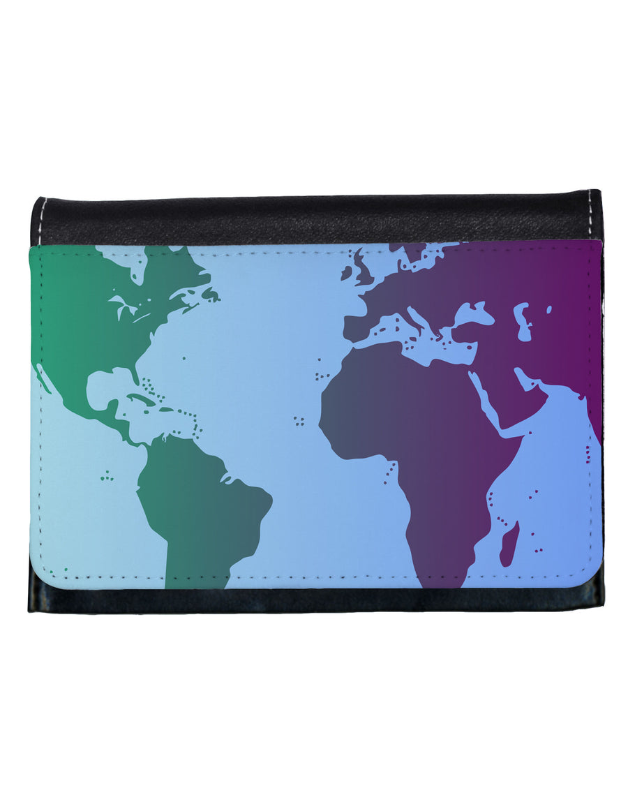 Cool World Map Design Ladies Wallet All Over Print-Wallet-TooLoud-White-One Size-Davson Sales