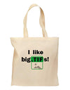 I Like Big Tifs Grocery Tote Bag by TooLoud-Grocery Tote-TooLoud-Natural-Medium-Davson Sales