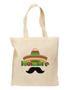 Hombre Sombrero Grocery Tote Bag by TooLoud-Grocery Tote-TooLoud-Natural-Medium-Davson Sales