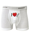 Valentine's Day Boxer Briefs Underwear - Choose From Many Fun Designs!-Boxer Briefs-TooLoud-I-Heart-You White-Small-Davson Sales