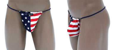 Men's Sexy G-String Thong by NDS Wear-Mens G-String-NDS Wear-USA-FLAG-Small-Medium-Davson Sales