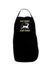 Eat More Fast Food - Deer Dark Adult Apron-Bib Apron-TooLoud-Black-One-Size-Davson Sales