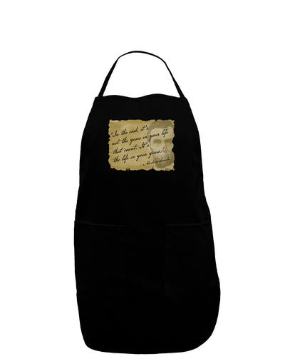 The Life In Your Years Lincoln Plus Size Dark Apron by TooLoud-Bib Apron-TooLoud-Black-Plus-Size-Davson Sales