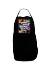 GPA 4 - Grade Point Average Dark Adult Apron-Bib Apron-TooLoud-Black-One-Size-Davson Sales