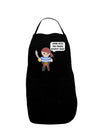 Swim With the Fishes- Petey the Pirate Dark Adult Apron-Bib Apron-TooLoud-Black-One-Size-Davson Sales