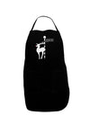 Rudolf the Ratchet Reindeer Plus Size Apron-Bib Apron-TooLoud-Black-Plus-Size-Davson Sales