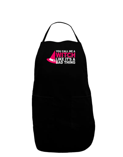 Witch - Bad Thing Hat Dark Adult Apron-Bib Apron-TooLoud-Black-One-Size-Davson Sales