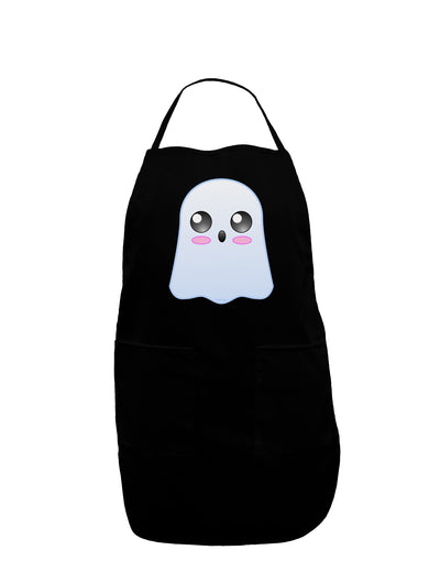 Gabe the Cute Ghost - Halloween Dark Adult Apron-Bib Apron-TooLoud-Black-One-Size-Davson Sales