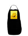 Brontosaurus and Pterodactyl Silhouettes with Sun Dark Adult Apron by TooLoud-Bib Apron-TooLoud-Black-One-Size-Davson Sales