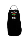 Silver Bells Dark Adult Apron by-Bib Apron-TooLoud-Black-One-Size-Davson Sales