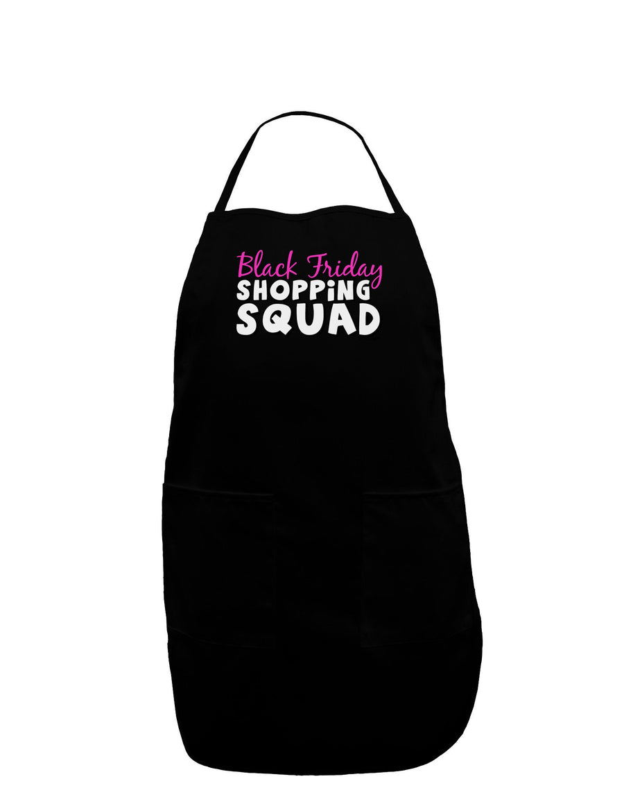 Black Friday Shopping Squad Dark Adult Apron-Bib Apron-TooLoud-Black-One-Size-Davson Sales