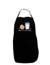 Cute Milk and Cookie - Made for Each Other Dark Adult Apron by TooLoud-Bib Apron-TooLoud-Black-One-Size-Davson Sales