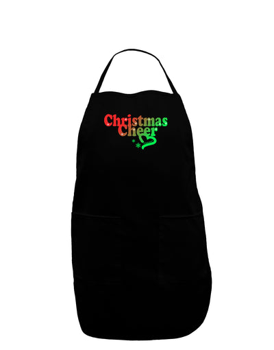 Christmas Cheer Color Dark Adult Apron-Bib Apron-TooLoud-Black-One-Size-Davson Sales