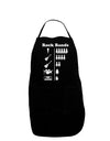 Rock Band Pictograph Dark Adult Apron-Bib Apron-TooLoud-Black-One-Size-Davson Sales