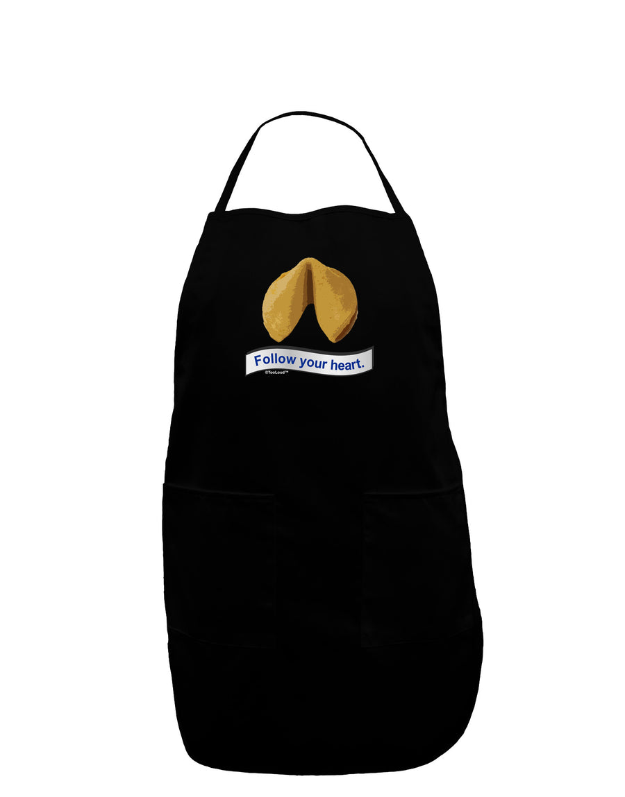 Follow Your Heart Fortune Plus Size Apron-Bib Apron-TooLoud-Black-Plus-Size-Davson Sales