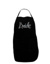 Bride Design - Diamond - Color Dark Adult Apron-Bib Apron-TooLoud-Black-One-Size-Davson Sales