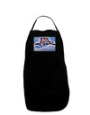 TooLoud Victor Mines Colorado Text Dark Adult Apron-Bib Apron-TooLoud-Black-One-Size-Davson Sales