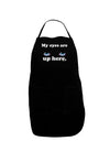 Eye Up Here Dark Adult Apron-Bib Apron-TooLoud-Black-One-Size-Davson Sales