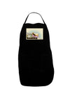 Bighorn Ram WatercolorText Plus Size Apron-Bib Apron-TooLoud-Black-Plus-Size-Davson Sales