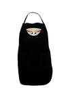 Cute Miso Soup Bowl Dark Adult Apron by TooLoud-Bib Apron-TooLoud-Black-One-Size-Davson Sales