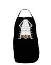 Pirate Captain Costume Silver Dark Adult Apron-Bib Apron-TooLoud-Black-One-Size-Davson Sales