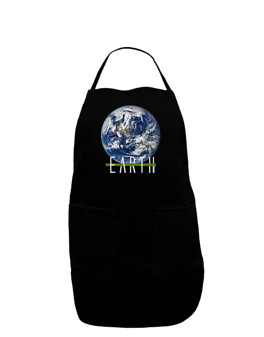 Planet Earth Text Plus Size Apron-Bib Apron-TooLoud-Black-Plus-Size-Davson Sales