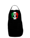 Skull Flag Mexico Dark Adult Apron-Bib Apron-TooLoud-Black-One-Size-Davson Sales