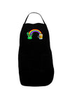 End Of The Rainbow - Beer Dark Adult Apron-Bib Apron-TooLoud-Black-One-Size-Davson Sales